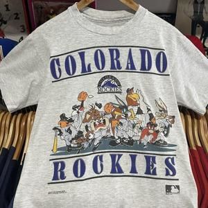 Colorado Rockies Looney Tunes Baseball Baseball Champions 23 Unisex T-shirt